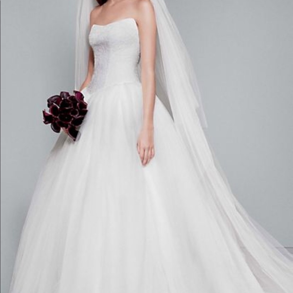 White by Vera Wang wedding dress